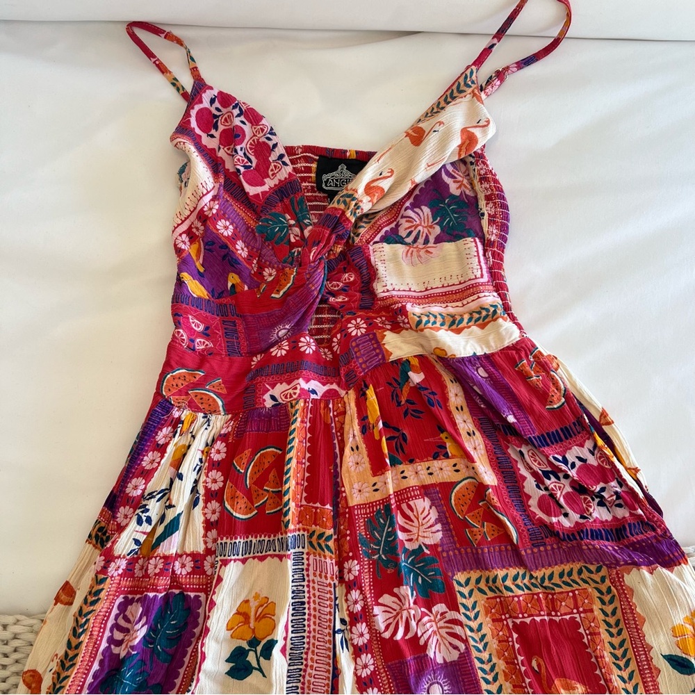 Angie Multicolor Patchwork Jumpsuit - image 7